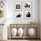 Americanflat Photo Frame Set with Mat - Set of 4 - Farmhouse Decor Picture Frames - Shatter Resistant Glass - Hanging Hardware - Includes Easel